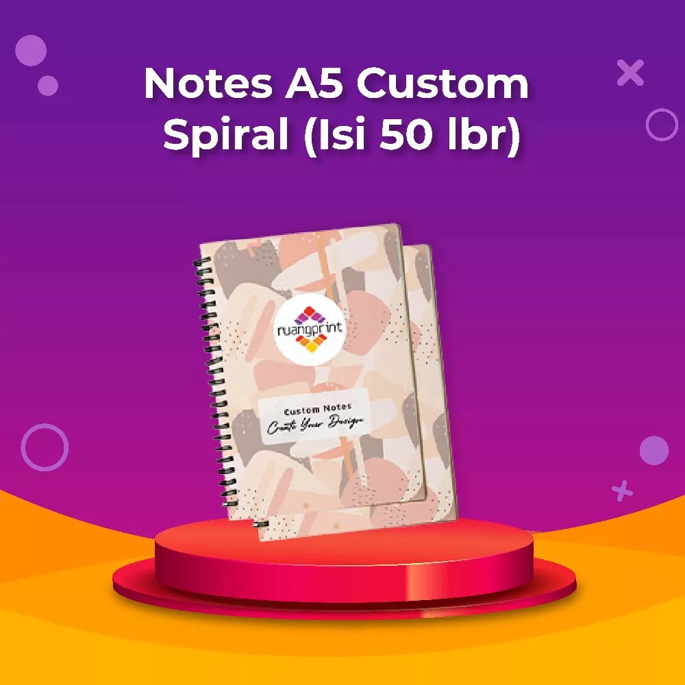 Notes A5 Custom Spiral (Isi 50lbr)