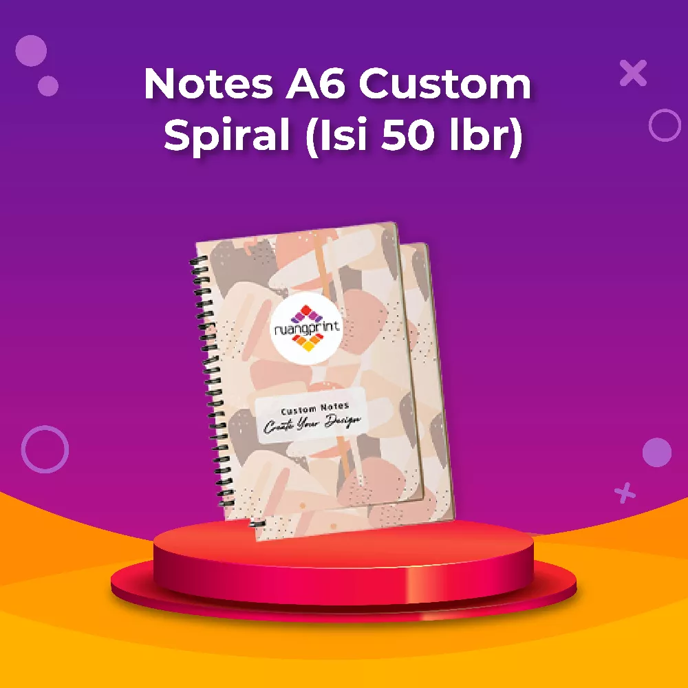 Notes A6 Custom Spiral (Isi 50lbr)