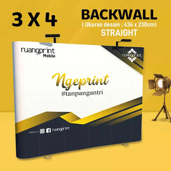 Backwall Straight 3x4
