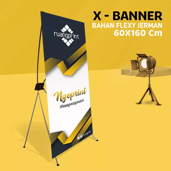 X Banner 60 x 160 cm (Flexy Jerman)