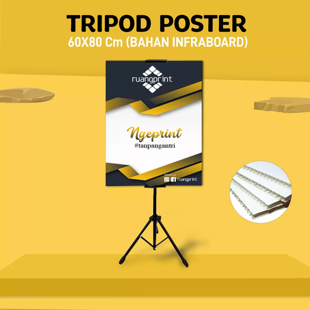 Tripod + Poster 60 x 80 cm (Infraboard)