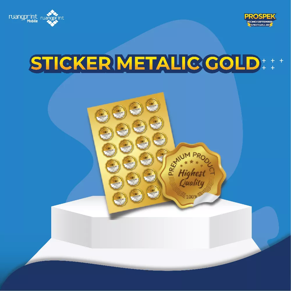 Sticker Metalic - Gold
