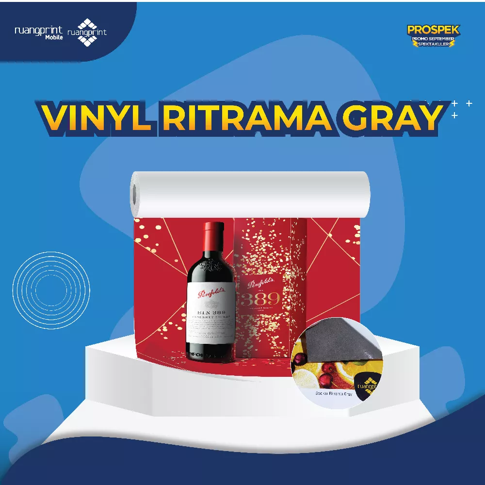 Sticker Vinyl Ritrama Gray