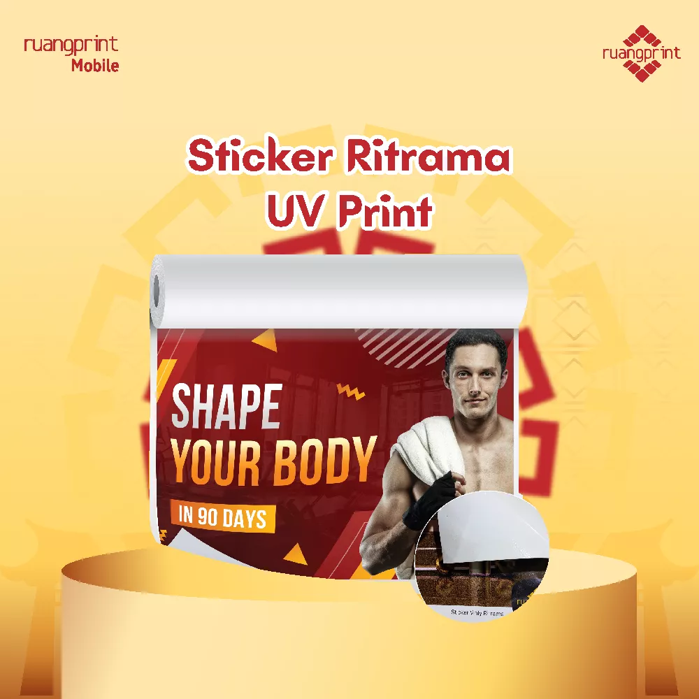 Sticker Vinyl Ritrama - UV Print
