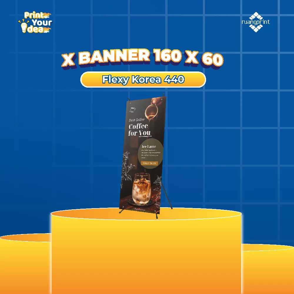 X Banner 60 x 160 cm (Flexy Korea)