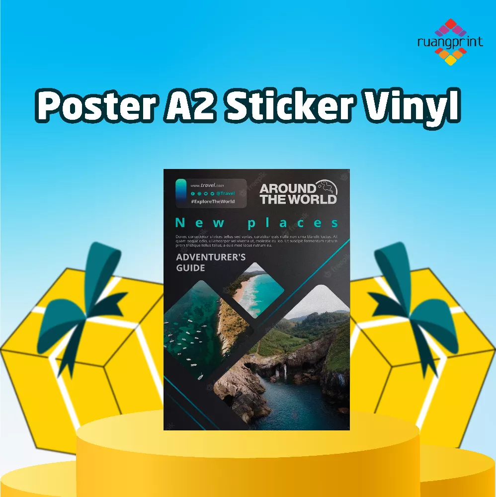 POSTER A2 Sticker Vinyl