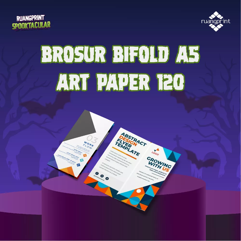 Brosur Bifold A5 (Art Paper 120gr)