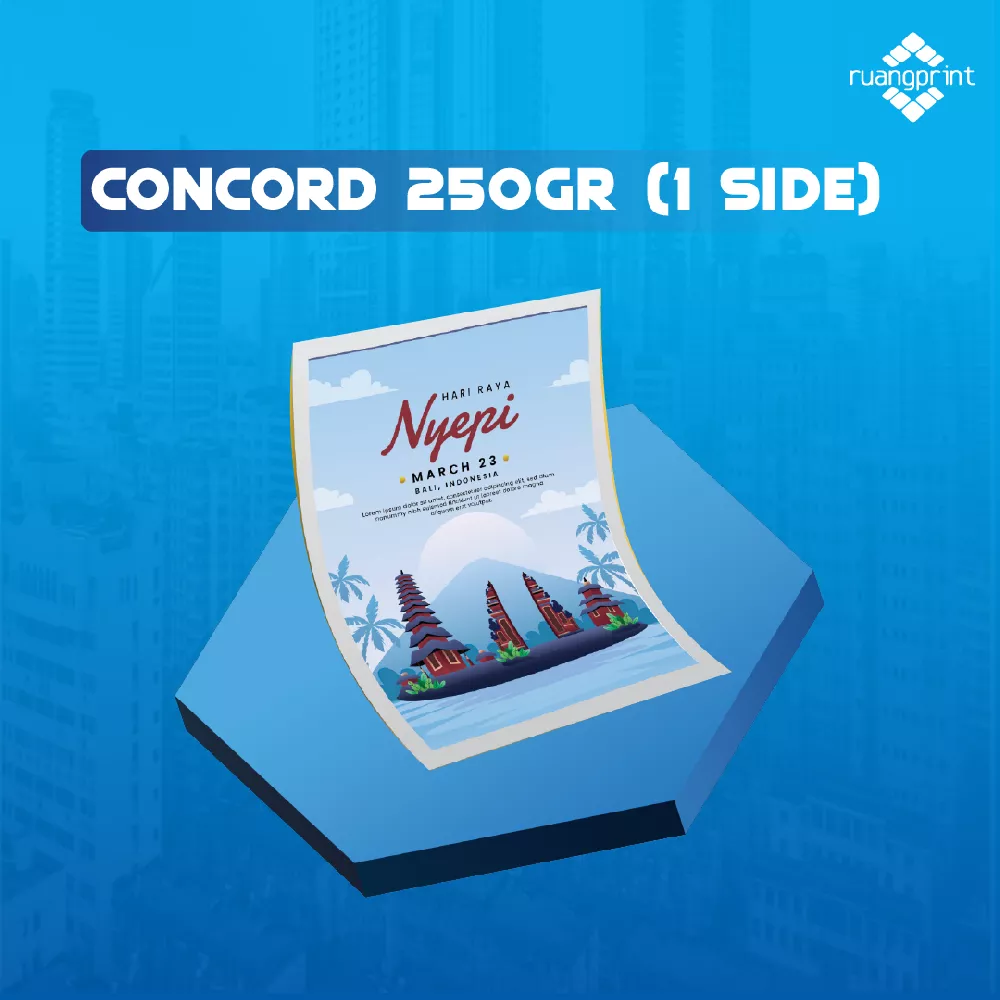 Concord 250gr (1 Side)