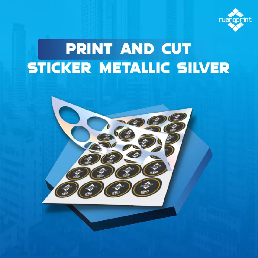 Print & Cut Sticker Metalic - Silver