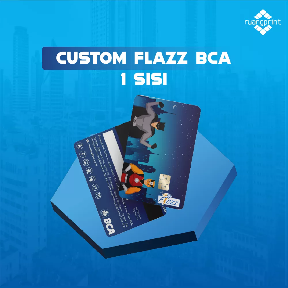 Kartu Flazz BCA Custom - 1 Sisi