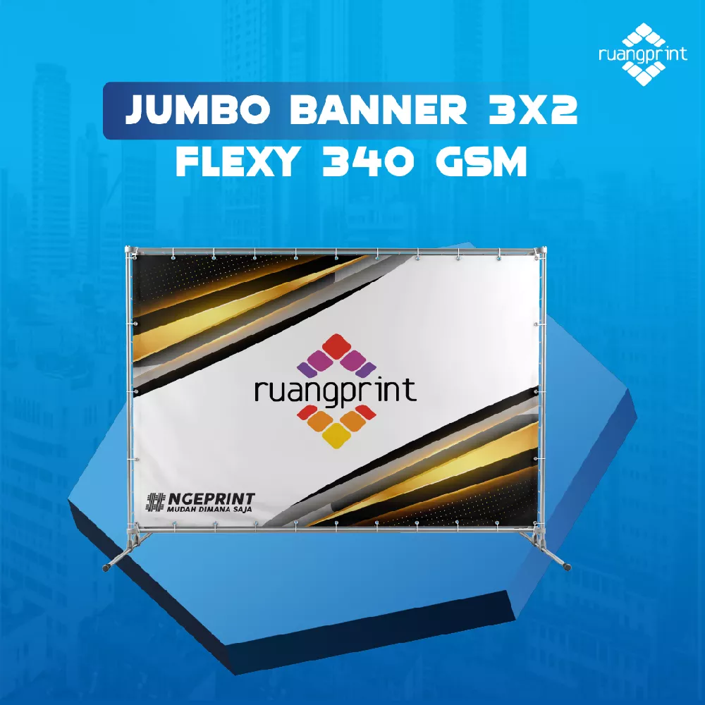 Jumbo Banner Flexy 340gr ( 3 x 2m )