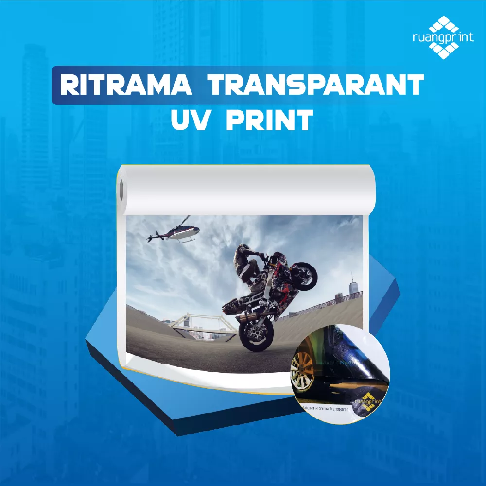 Sticker Ritrama Transparant - UV PRINT