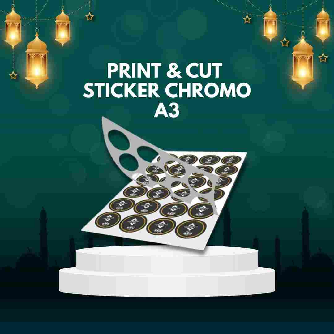 Print & Cut Stiker Chromo A3