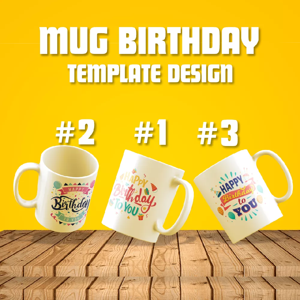 Mug Design Happy Birthday 