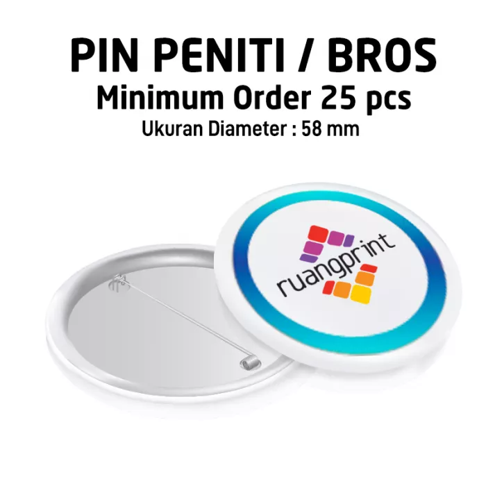 Pin Peniti 58mm