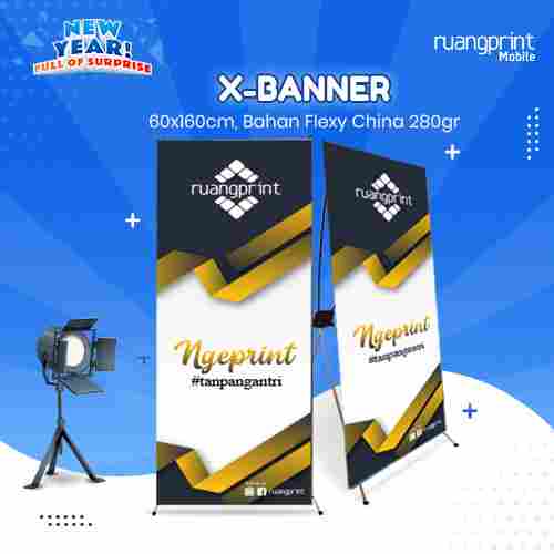 X banner 60 x 160 cm (Flexy 280gr) 