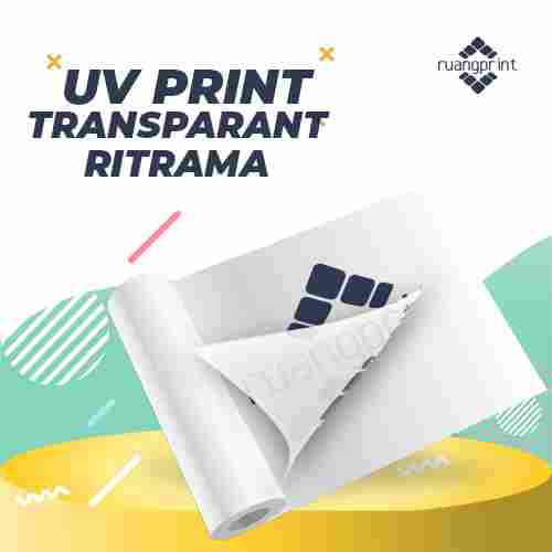 Sticker Transparan Ritrama - UV Print