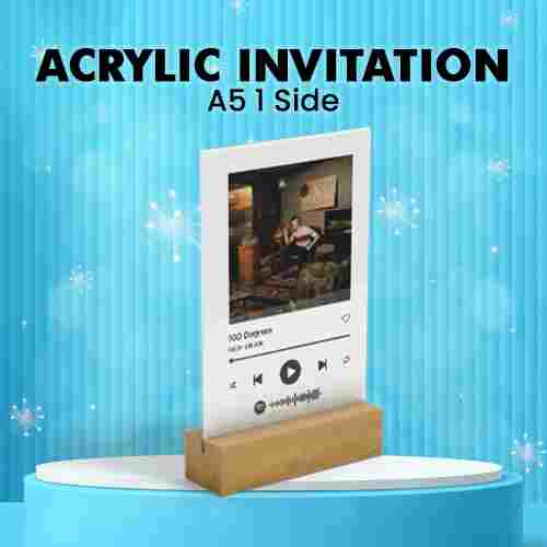 Acrylic Invitation / Undagan Akrilik Aesthetic