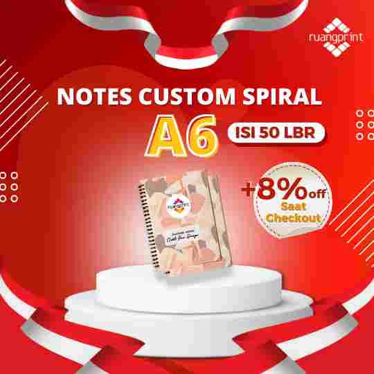 Notes A6 Custom Spiral (Isi 50lbr)
