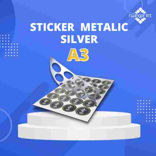 Sticker Metalic - Silver