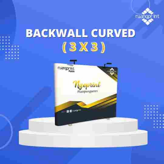 Backwall Curved 3x3