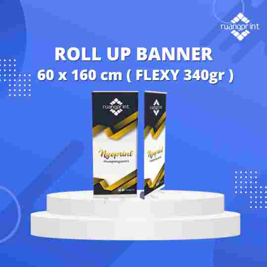 Roll Up Banner 60 x 160 cm Flexy 340gr (Outdoor)