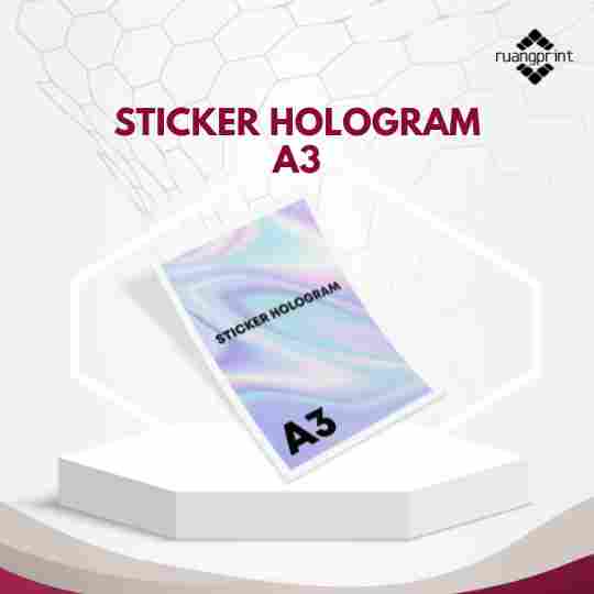 Sticker Hologram A3