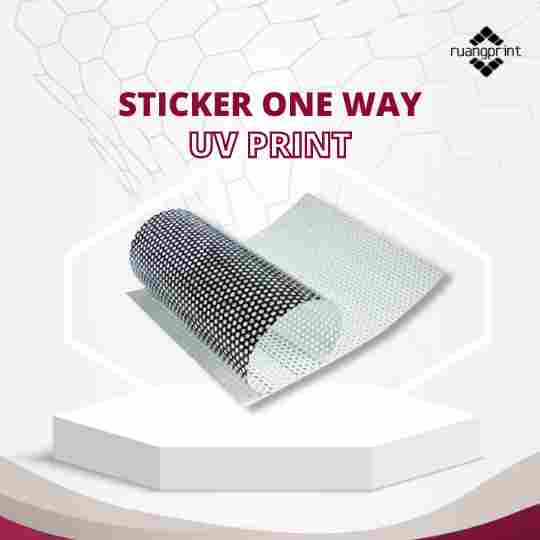 Sticker One Way - UV Print