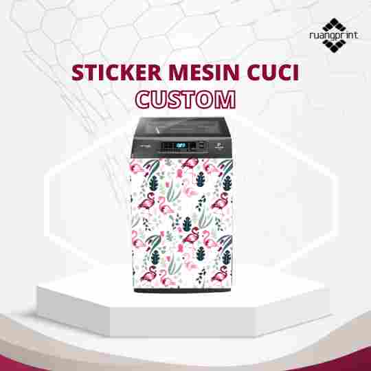 Sticker Mesin Cuci Custom