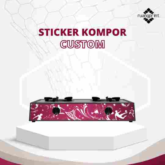 Sticker Kompor Custom