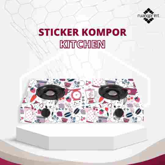 Sticker Kompor Kitchen